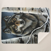 Alpha Timber Wolf Poplar Trees Sherpadecke (Vorderseite (Horizontal))