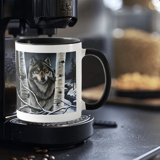 Alpha Timber Wolf Poplar Trees Tasse