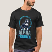 Alpha Trainer Bulldog Fitness Emblem T-Shirt (Vorderseite)