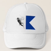 Alpha Truckerkappe (Vorderseite)