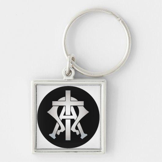 Alpha und Omega Schlüsselanhänger (Vorne)