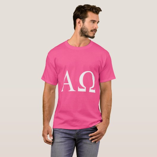 Alpha und Omega T-Shirt (Vorne ganz)