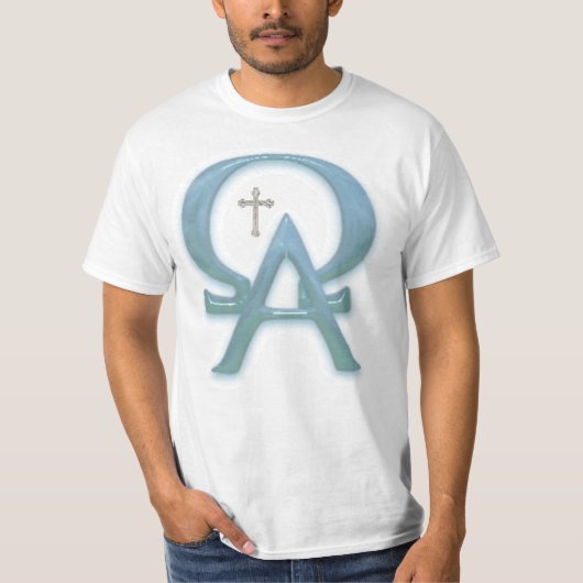 Alpha- und Omega-T - Shirt (Vorderseite)