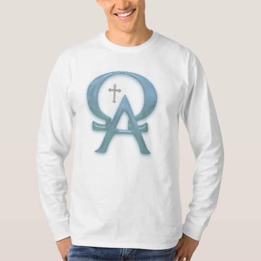 Alpha- und Omega-T - Shirt (Vorderseite)