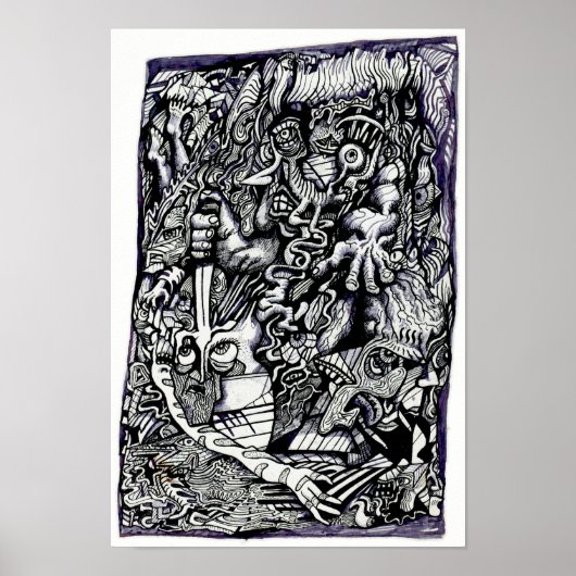 Alpha Warrior, von Brian Benson. Poster (Vorne)
