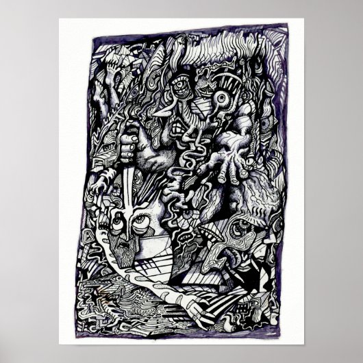 Alpha Warrior, von Brian Benson. Poster (Vorne)