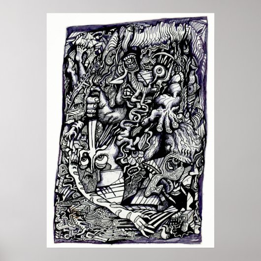 Alpha Warrior, von Brian Benson Poster (Vorne)