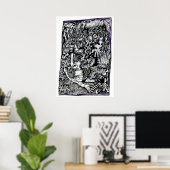 Alpha Warrior, von Brian Benson Poster (Heimbüro)
