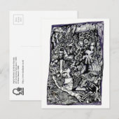 Alpha Warrior, von Brian Benson Postkarte (Vorne/Hinten)