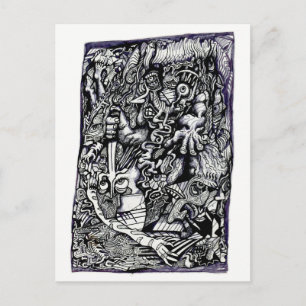 Alpha Warrior, von Brian Benson Postkarte