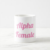 Alpha-Weibliche Tasse (Mittel)