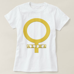 Alpha weibliches T-Shirt