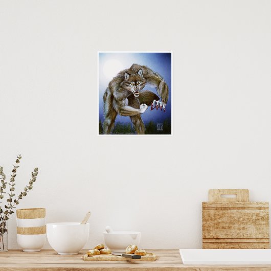 Alpha Werewolf Poster (Küche)