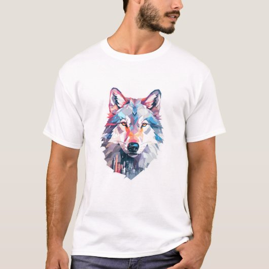 Alpha Wolf Animal World Wildlife Beauty Discovery T-Shirt (Vorderseite)