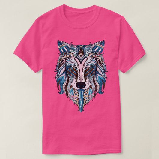 Alpha Wolf Ethnic Wolf T-Shirt (Design vorne)