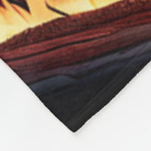 Alpha Wolf Fleecedecke (Ecke)