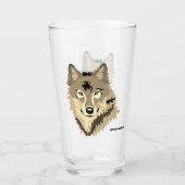 Alpha Wolf Glas (Vorderseite)