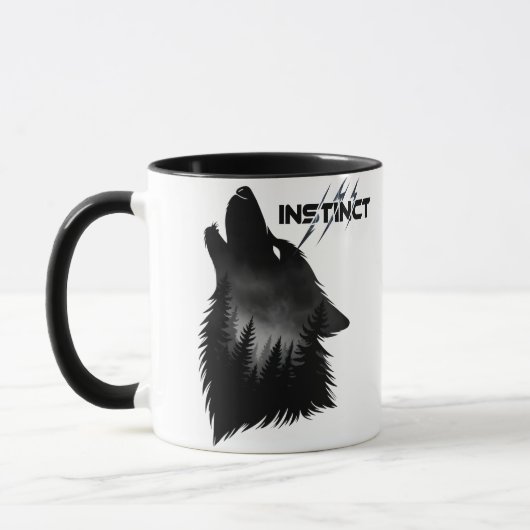 Alpha-Wolf Grafik Tasse (Links)