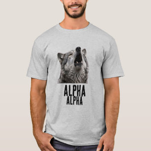 ALPHA Wolf Heulen - Starker Grauer Wolf Al T-Shirt