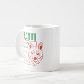 ALPHA WOLF ITALIENISCHE LEBENSMITTEL JA, ICH BIN A KAFFEETASSE (Vorderseite Links)