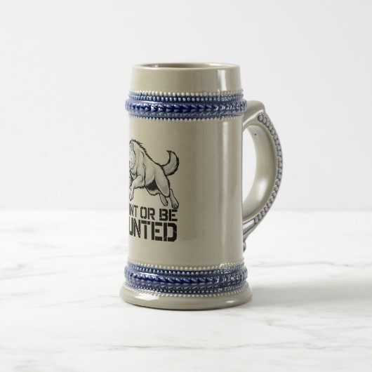 Alpha Wolf: Jagd oder Jagd Bierglas (VorderseiteRechts)