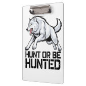 Alpha Wolf: Jagd oder Jagd Klemmbrett (Links)