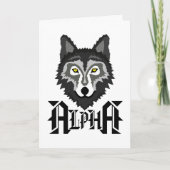 Alpha Wolf Karte (Vorderseite)