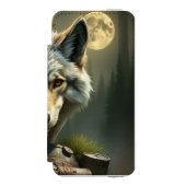 „Alpha-Wolf – König der Wildnis“ Incipio iPhone Geldbeutel-Hülle (Folio Vorderseite)