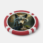 „Alpha-Wolf – König der Wildnis“ Pokerchips (Einzeln)