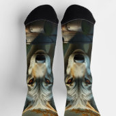 „Alpha-Wolf – König der Wildnis“ Socken (Oben)