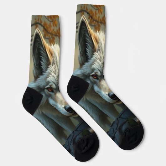 „Alpha-Wolf – König der Wildnis“ Socken (Rechts)