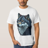 „Alpha-Wolf – König der Wildnis“ T-Shirt (Vorderseite)
