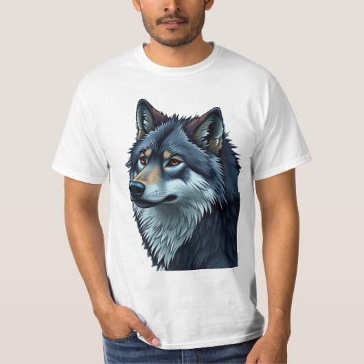 „Alpha-Wolf – König der Wildnis“ T-Shirt (Vorderseite)