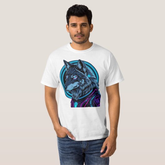 „Alpha-Wolf – König der Wildnis“ T-Shirt (Vorne ganz)