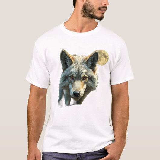 „Alpha-Wolf – König der Wildnis“ T-Shirt (Vorderseite)