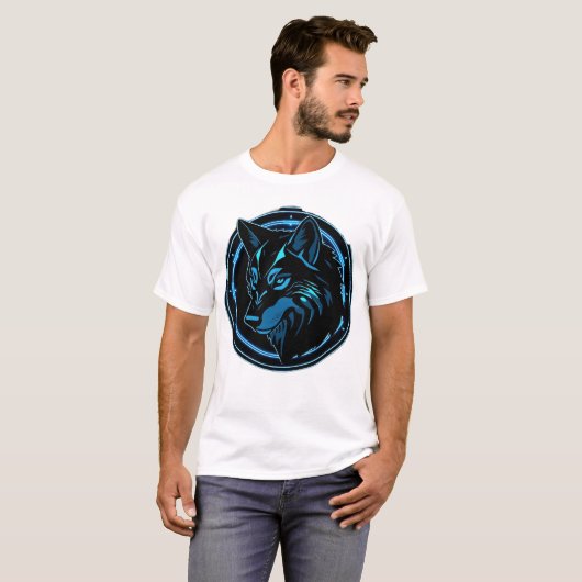 „Alpha-Wolf – König der Wildnis“ T-Shirt (Vorne ganz)