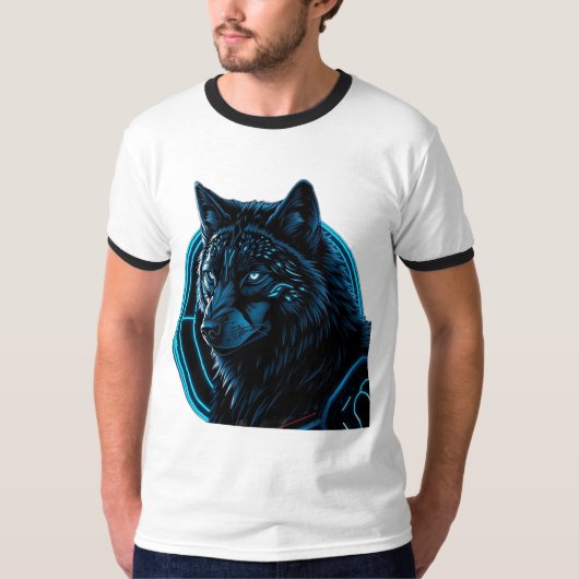 „Alpha-Wolf – König der Wildnis“ T-Shirt (Vorderseite)