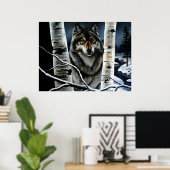 Alpha Wolf Poster (Heimbüro)