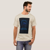 Alpha Wolf T - Shirt | Futuristische Weltraumkunst (Vorne ganz)