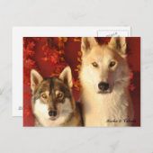 Alpha Wolves fallen Postkarten (Vorne/Hinten)