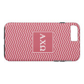 Alpha Zickzack Muster Chi-Omegas | Case-Mate iPhone Hülle (Rückseite (Horizontal))