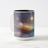 Alpha Zweifarbige Tasse (Vorderseite Links)