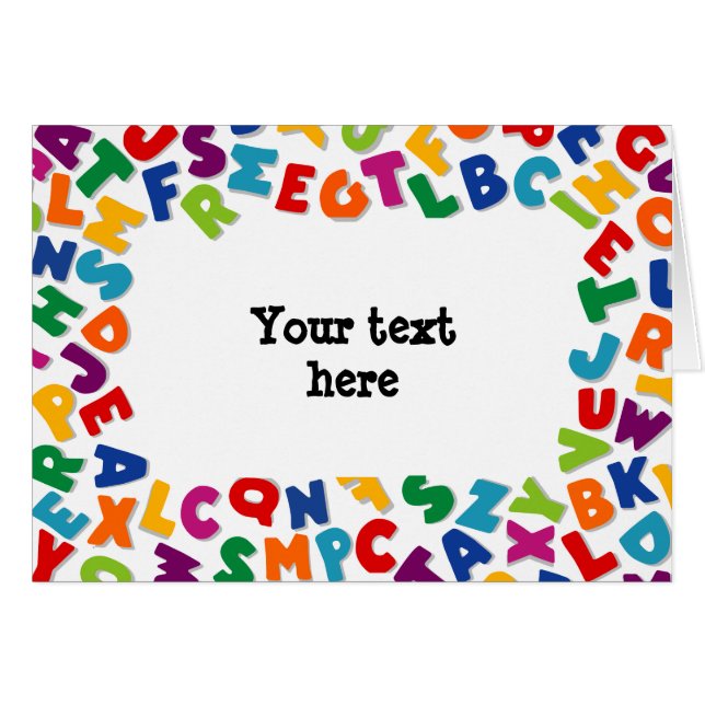 Alphabet (Vorderseite (Horizontal))