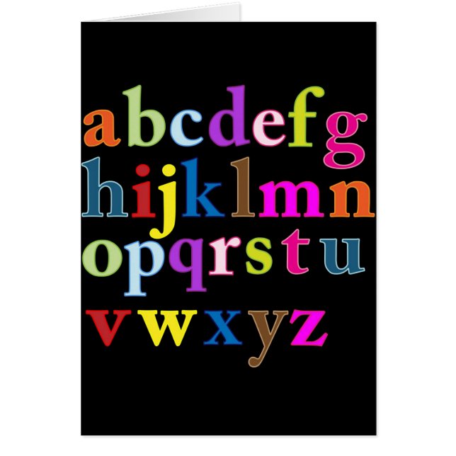 Alphabet (Vorne)