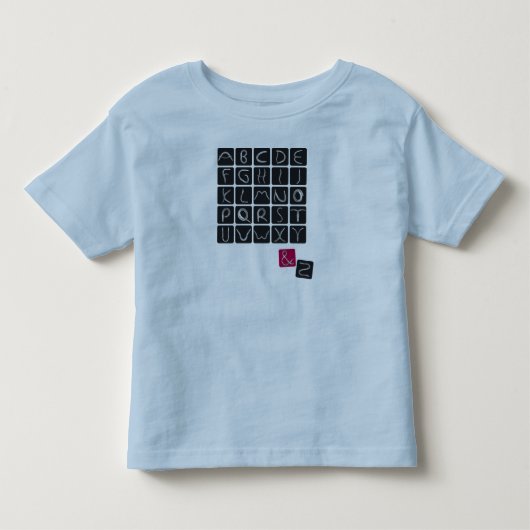 alphabet2 kleinkind t-shirt (Vorderseite)