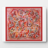 Alphabet-2-Plakette Fotoplatte (Vorderseite)