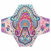 Alphabet A mandala Fußball (Flach)