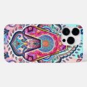 Alphabet A mandala iPhone Hülle (Rückseite (Horizontal))