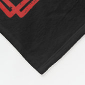 Alphabet Abc I Love You Valentines Day Heart Fleecedecke (Ecke)