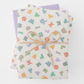 Alphabet ABCs Geschenkpapier Set (Beispiel)